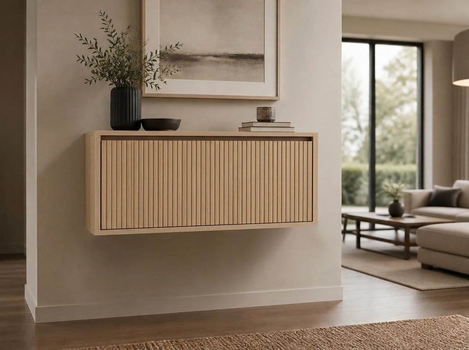 Amalfi Floating Bar Cabinet