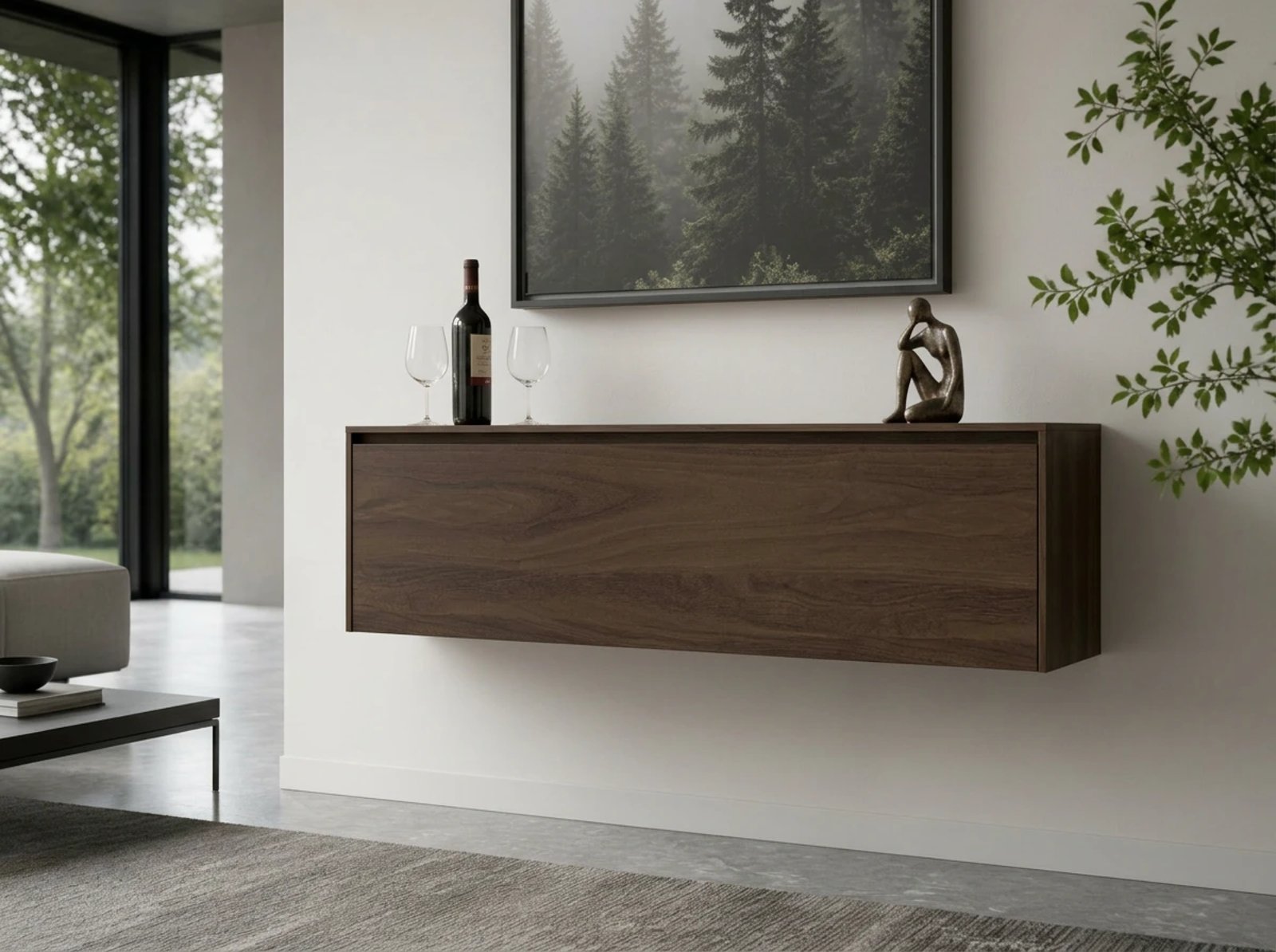 Corsica Floating Bar Cabinet